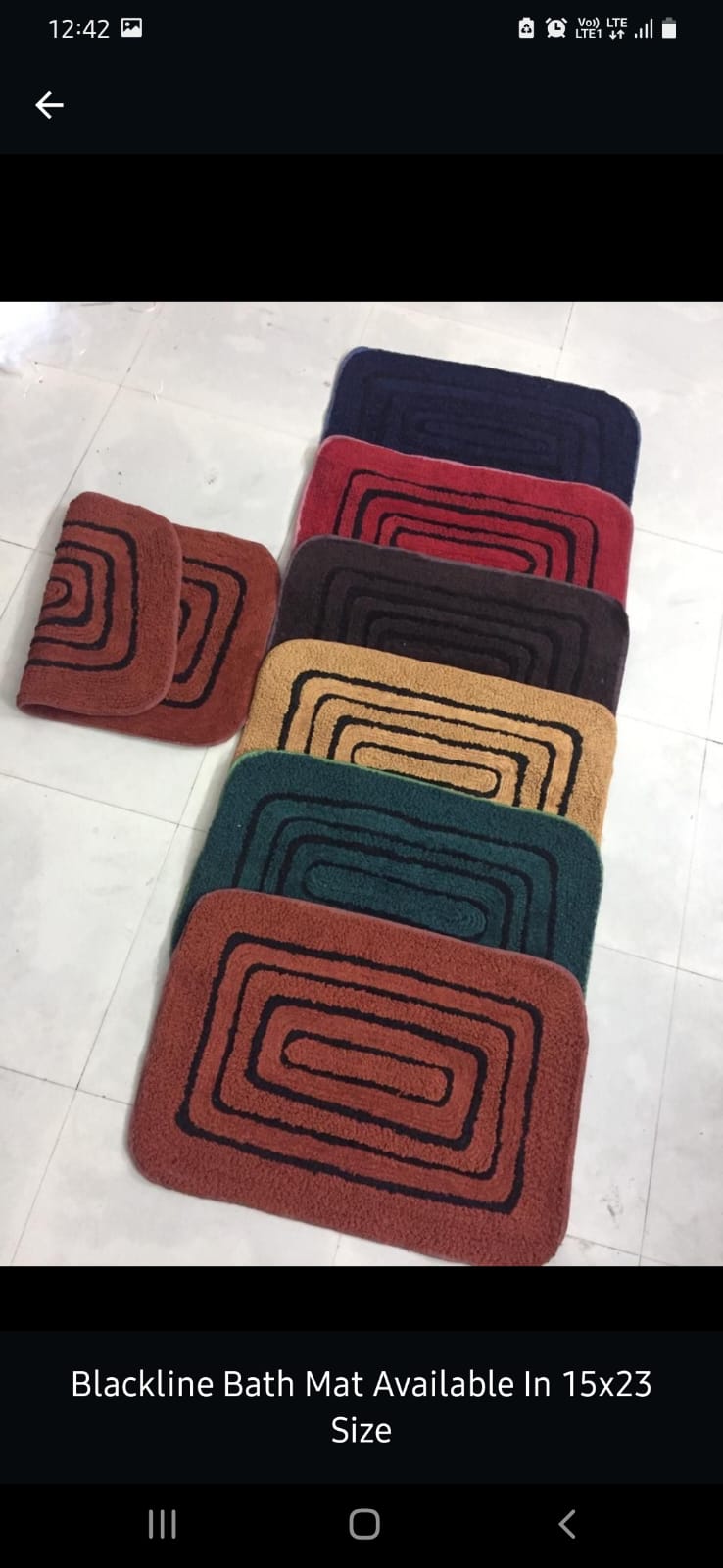 Door mate cotton